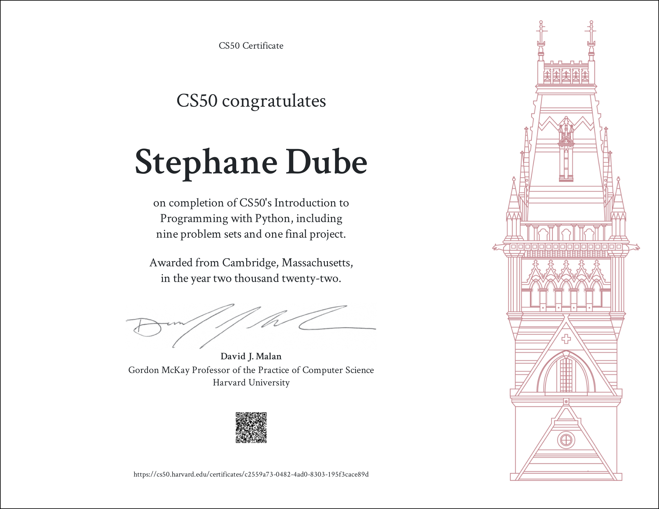 CS50 Programming with Python — Harvard University