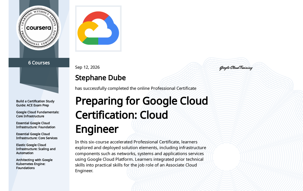 Google Cloud Engineer